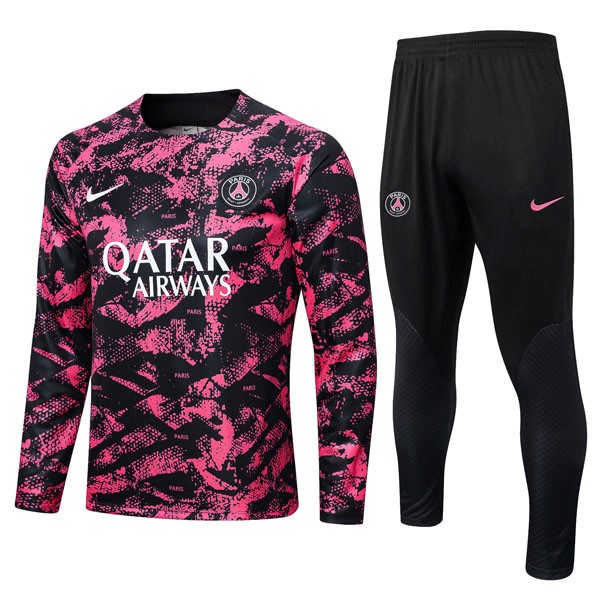 Sudadera De Training PSG 2022-23 Rosa Gris